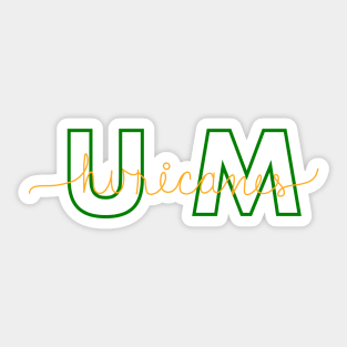 Miami Hurricanes Sticker